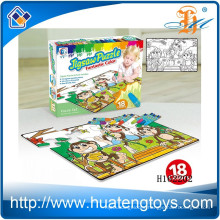 2015 Wholesale Kids play education graffiti puzzle, painting jigsa puzzle toys H162202